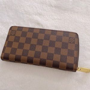 Brown leather wallet